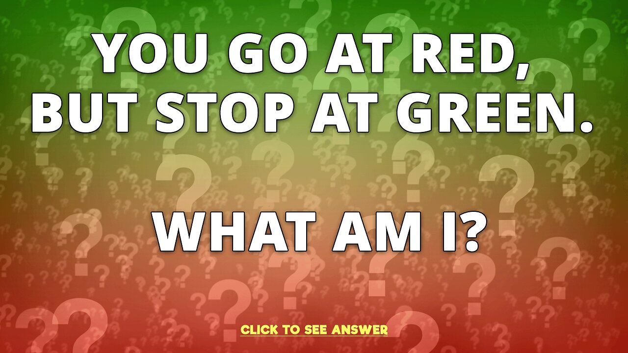 Solve this riddle and play our quiz