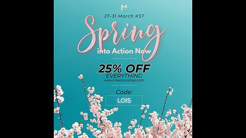 Spring Sale Meamoshop Code Lois 💗💗💗save 25% #beauty