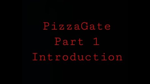 Pizzagate Pt 1