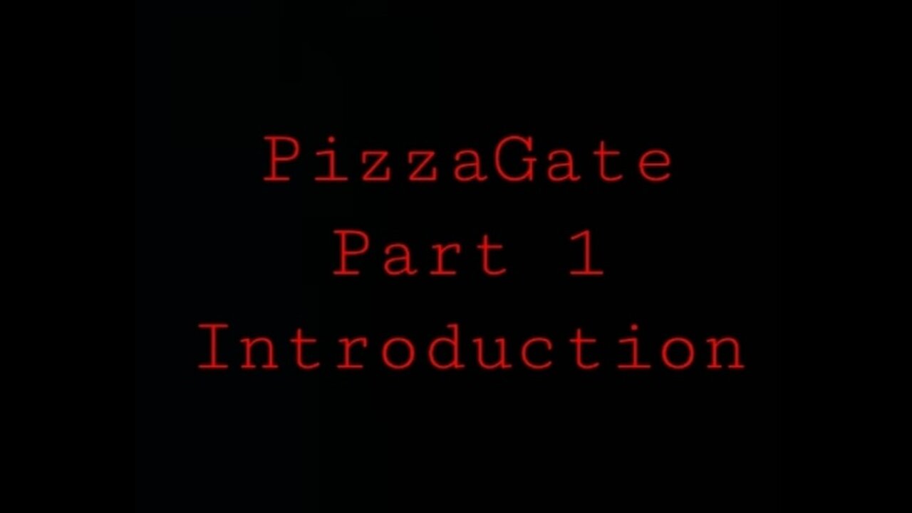 Pizzagate Pt 1
