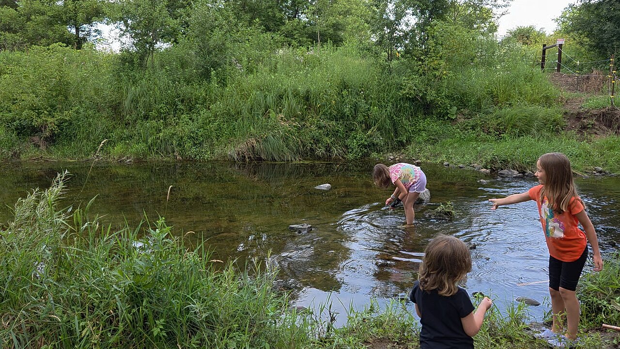 Layla Learns To Skip Rocks with Uncle Brian