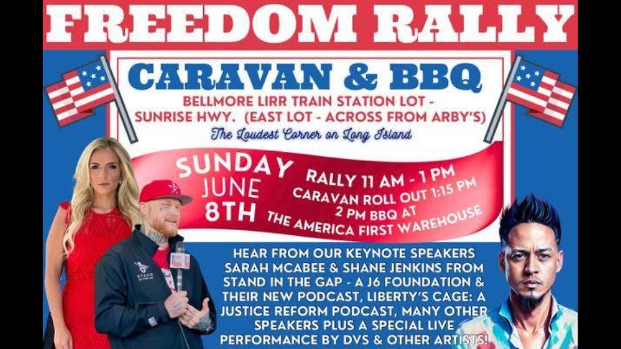 Freedom rally with the Patriots by James Justice plus speakers