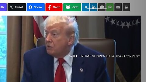 Habeas Corpus Ending Soon?