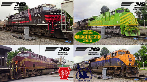 Railfanning in Erlanger KY with 4 NS Special Units