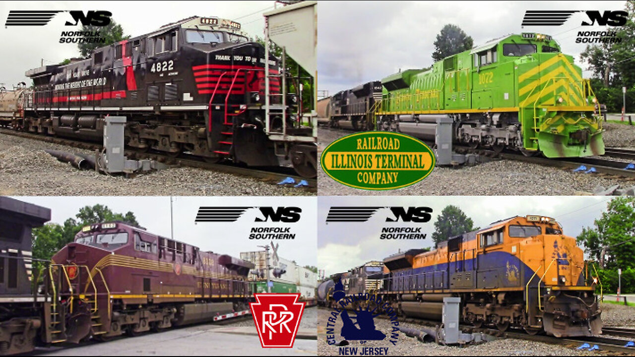 Railfanning in Erlanger KY with 4 NS Special Units