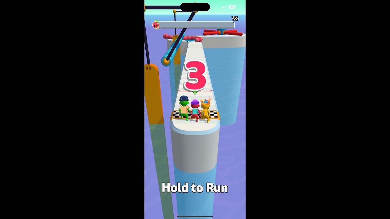 Fun Run|Novice level #gaming#funny#fails