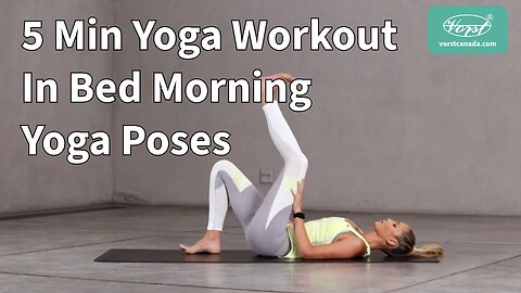 Morning Yoga in Bed | 5 Minute Stretch to Start Your Day Calm