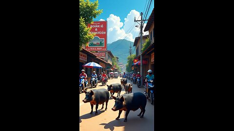 Petting Pigs🇻🇳