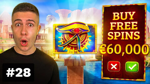 $60,000 Bonus Buy on MYSTERIOUS EGYPT 🧭 (60K Bonus Buy Series #28)