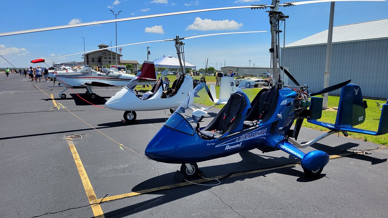 Gyro flight to Shelby, NC Fly-in 2025