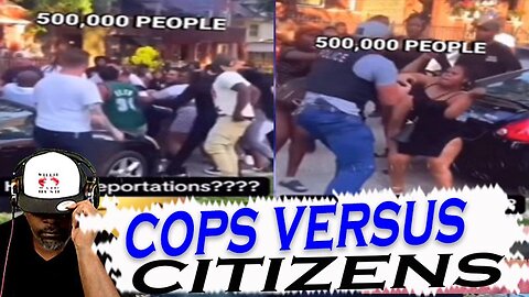 Chicago Citizens Fighting The Police Posted To Ricky Smiley Instagram
