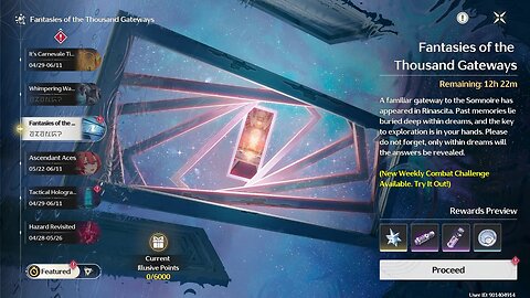 Fantasies of the Thousand Gateways - Wuthering Waves (19 May - 25 May)