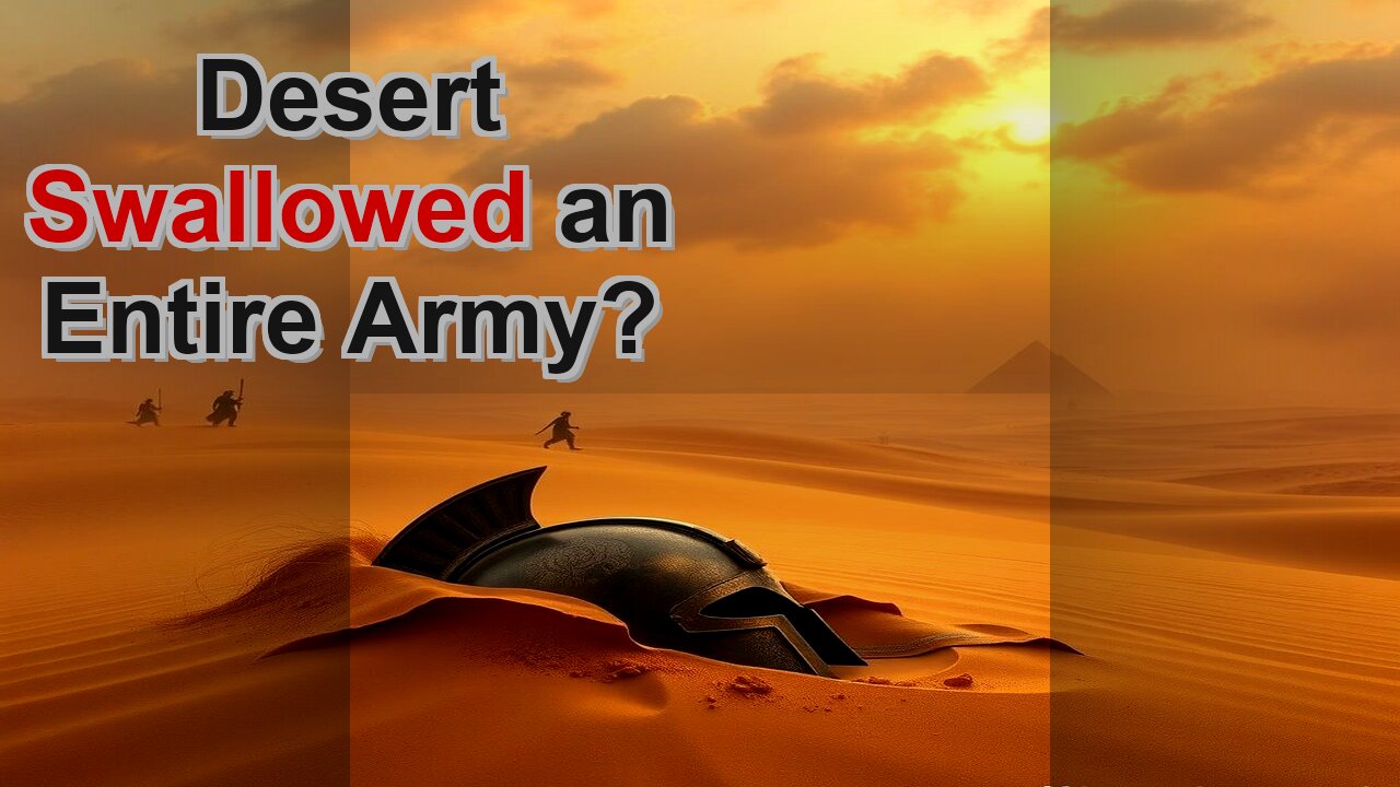 Cambyses Lost Army Deserts Sinister Plot? ️