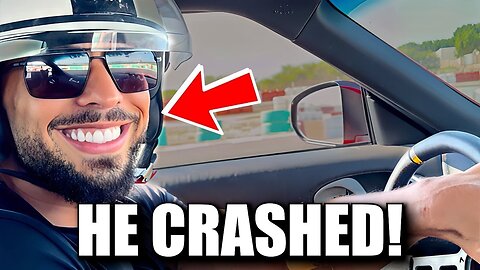 Andrew Tate CRASHES During Drift Session in Dubai