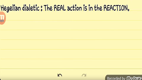 HEGELIAN DIALECTIC and the purpose of the I.C.E.riots protesting/The REAL ACTION is in the REACTION.