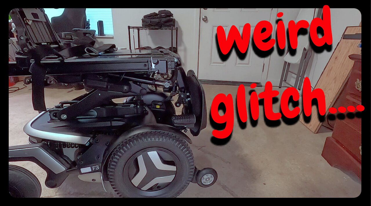 VLOG 747: permobil F3 seat lift bug & swapping some parts!