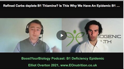 "Refined Carbs and Vitamin B1 Deficiency Epidemic Connection"
