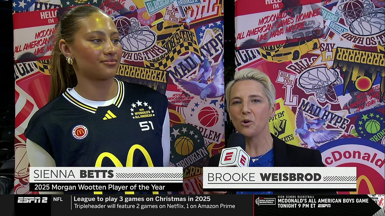 Sienna Betts set to join sister Lauren at UCLA next year | McDonald's All-American interview