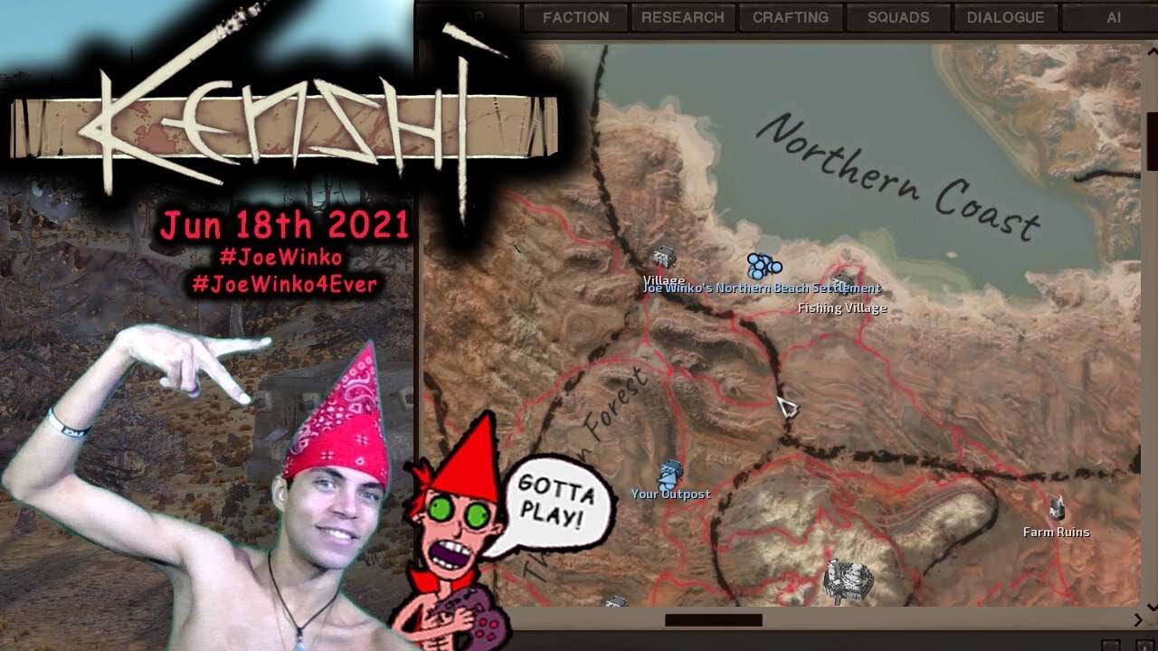 The Forest - Kenshi Gaming Livestream (June 18th 2021) - Joe Winko