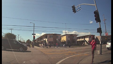 Daytime mood in South Los Angeles, California