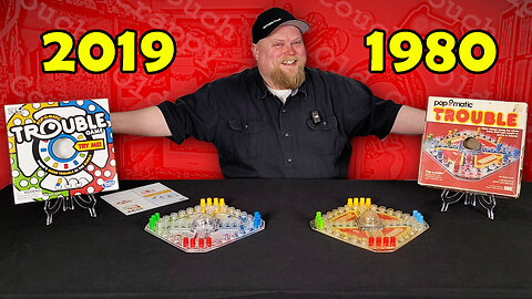 Trouble Retro Board Game Review - Ideal (1980) vs. Hasbro (2019)