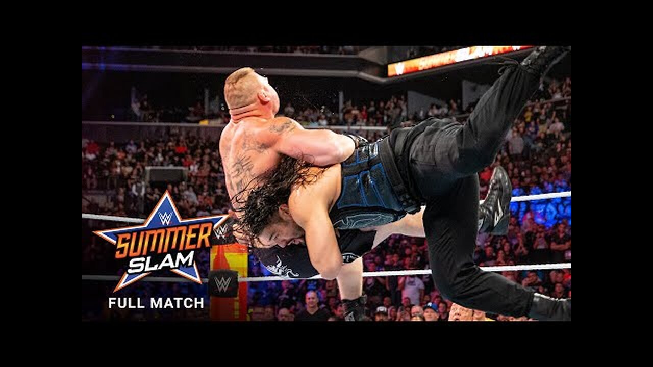FULL MATCH - Brock Lesnar vs. Roman Reigns - Universal Title Match SummerSlam
