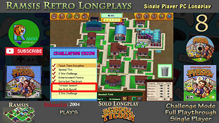 School Tycoon | PC Game | 2004 | Intermediate Level #6-7 | Challenge Mode