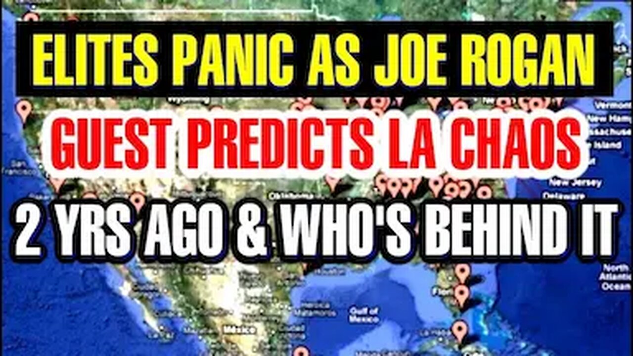 What He Exposed on Joe Rogan is Playing Out Right Now..
