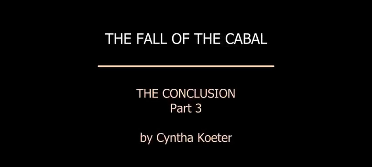 The Fall of the Cabal Conclusion Part 3 - Religion
