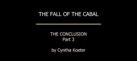 The Fall of the Cabal Conclusion Part 3 - Religion