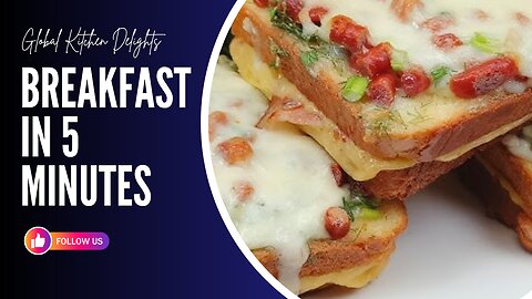 Recipe that saved my morning! 🏆 Breakfast in 5 minutes. Global Kitchen Delights!