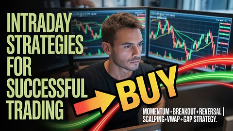 Intraday Strategies For Successful Trading | Momentum+Breakout+Reversal | Scalping+VWAP+Gap Strategy