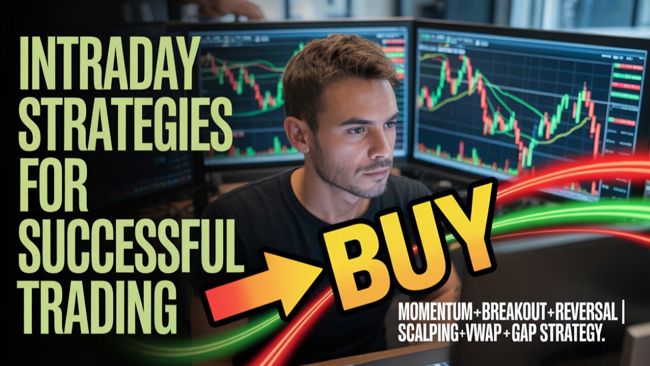 Intraday Strategies For Successful Trading | Momentum+Breakout+Reversal | Scalping+VWAP+Gap Strategy