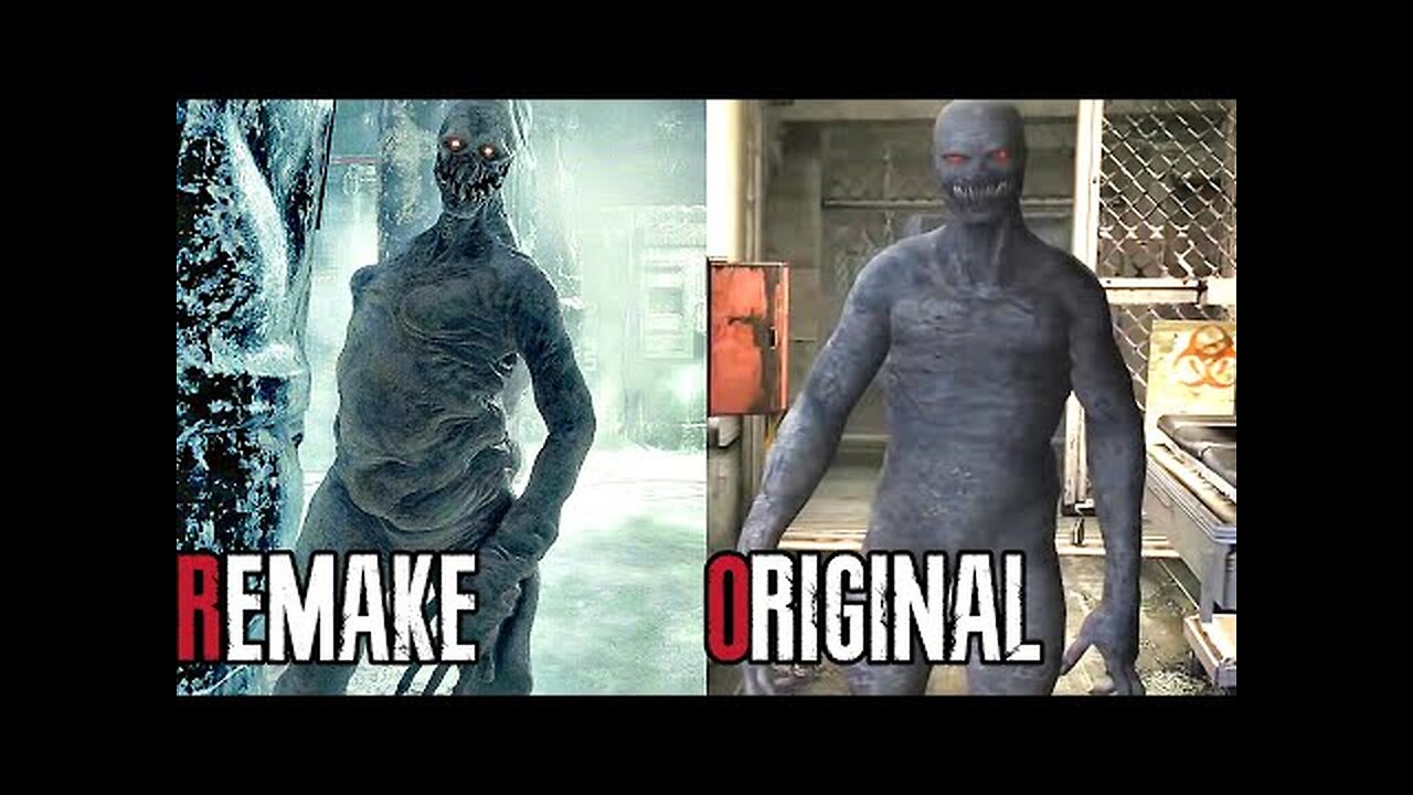 Regenerator Encounter REMAKE vs ORIGINAL (Resident Evil 4 Remake) 4K ULTRA HD