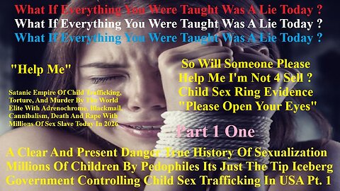 A Clear And Present Danger True History Sexualization Millions Of Pedophile's Just The Tip Iceberg