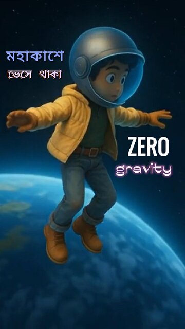 মহাকাশে ভেসে থাকার অভিযান zero gravity