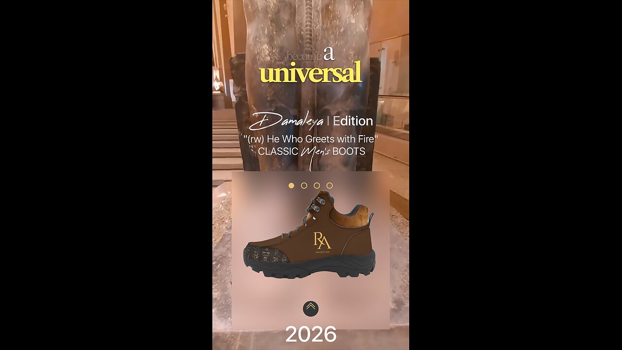 Damaleya I Edition - "(rw) He Who Greets with Fire"🔥Classic Men's Boots