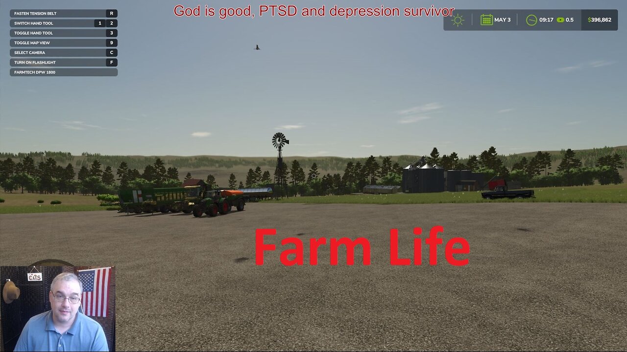 Farming Simulator 25, relaxing, no pressure stream