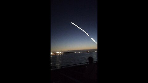 SpaceX sighting over Coronado,CA