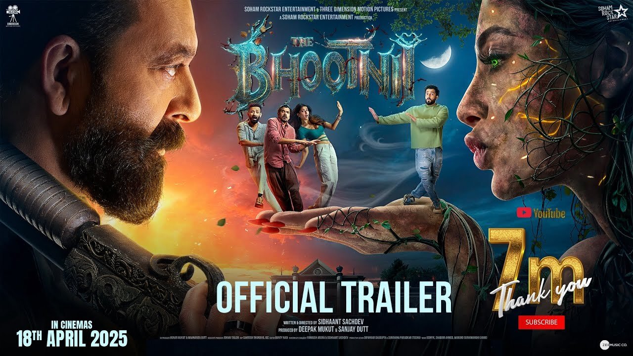 The Bhootnii (Official Trailer) | Sanjay D, Mouni R, Sunny S, Palak T, Nick | Sidhaant S | Deepak M