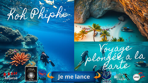 Plongez dans l'Excellence, Phiphi, le Point de Départ Idéal pour Vos Explorations ! 🌴💙