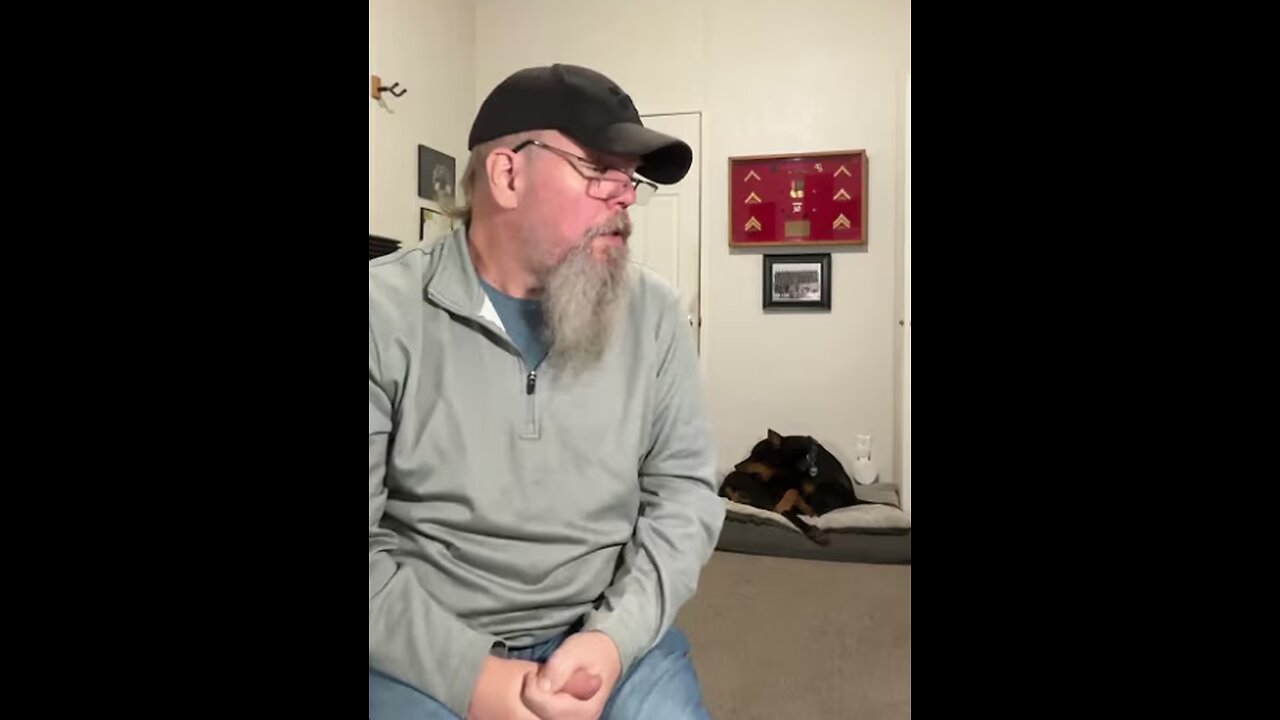 Why I joined the USMC | Doberman Dad Explains While Vader sleeps