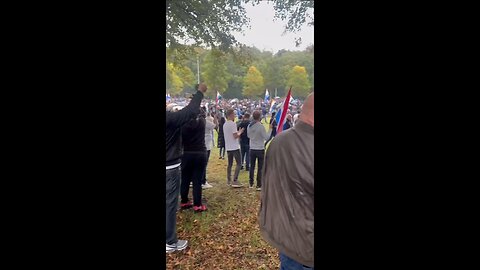 🇳🇱The situation at the anti-immigration protest that took place on Saturday in The