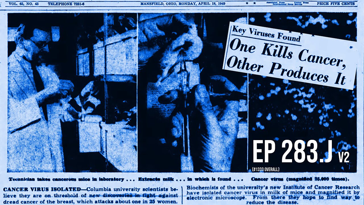 Cancer from a hypodermic syringe - Rockefeller / MSK experiments, 1940-1950 (283.J v2)