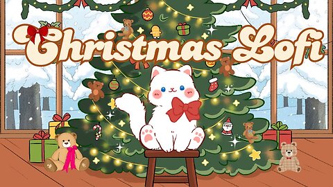 Christmas Lofi 🌟☕Lofi Kitty🎄Lofi Beats for a Cozy Christmas 🎅 Beats to relax to study