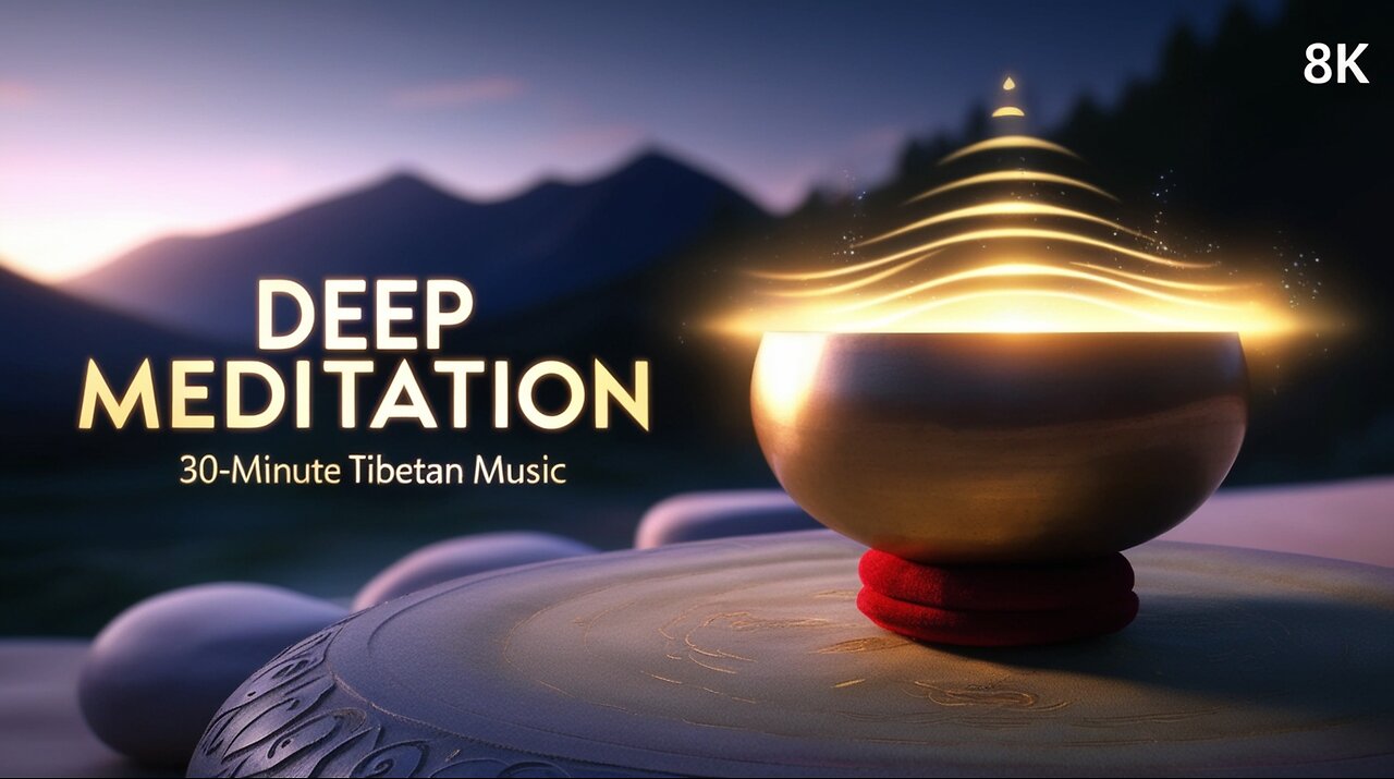 Deep Meditation Music for 30 Minutes 🌿 | Total Relaxation & Inner Stillness
