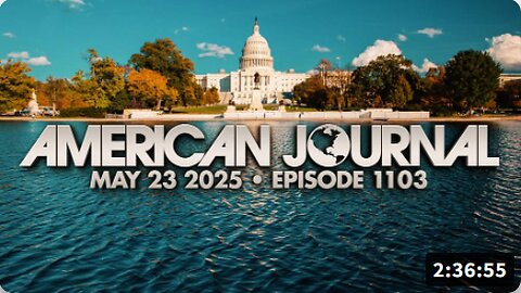 The American Journal: Trump Takes Trade War To The European Union! Globalist Body Hit With 50% Tariffs While Tim Cook’s Apple Could Soon Pay 25% - FULL SHOW - 05/23/2025