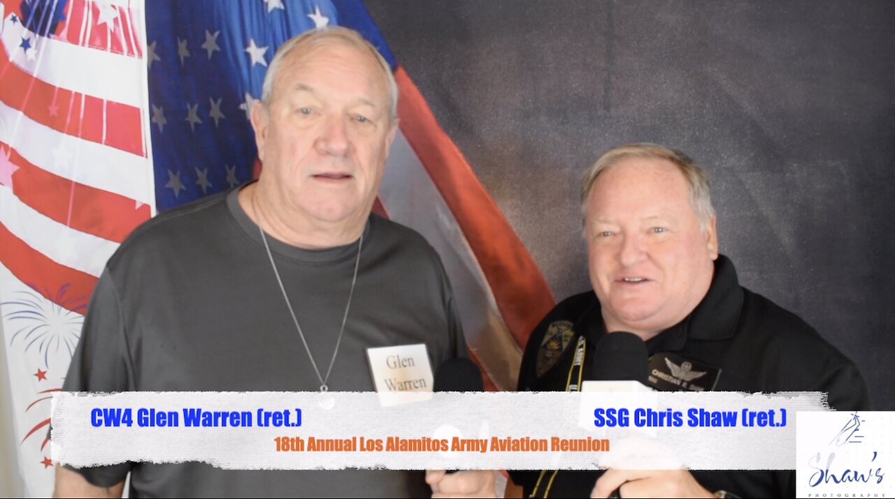 SHAW ARMY STORIES WITH CW4 GLEN WARREN (ret.) US ARMY HELICOPTER PILOT PART 1, 06-07-2025