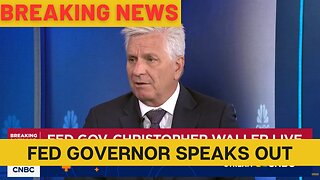 Fed Governor Speaks Out On Rate Cuts