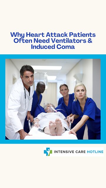 Why Heart Attack Patients Often Need Ventilators & Induced Coma